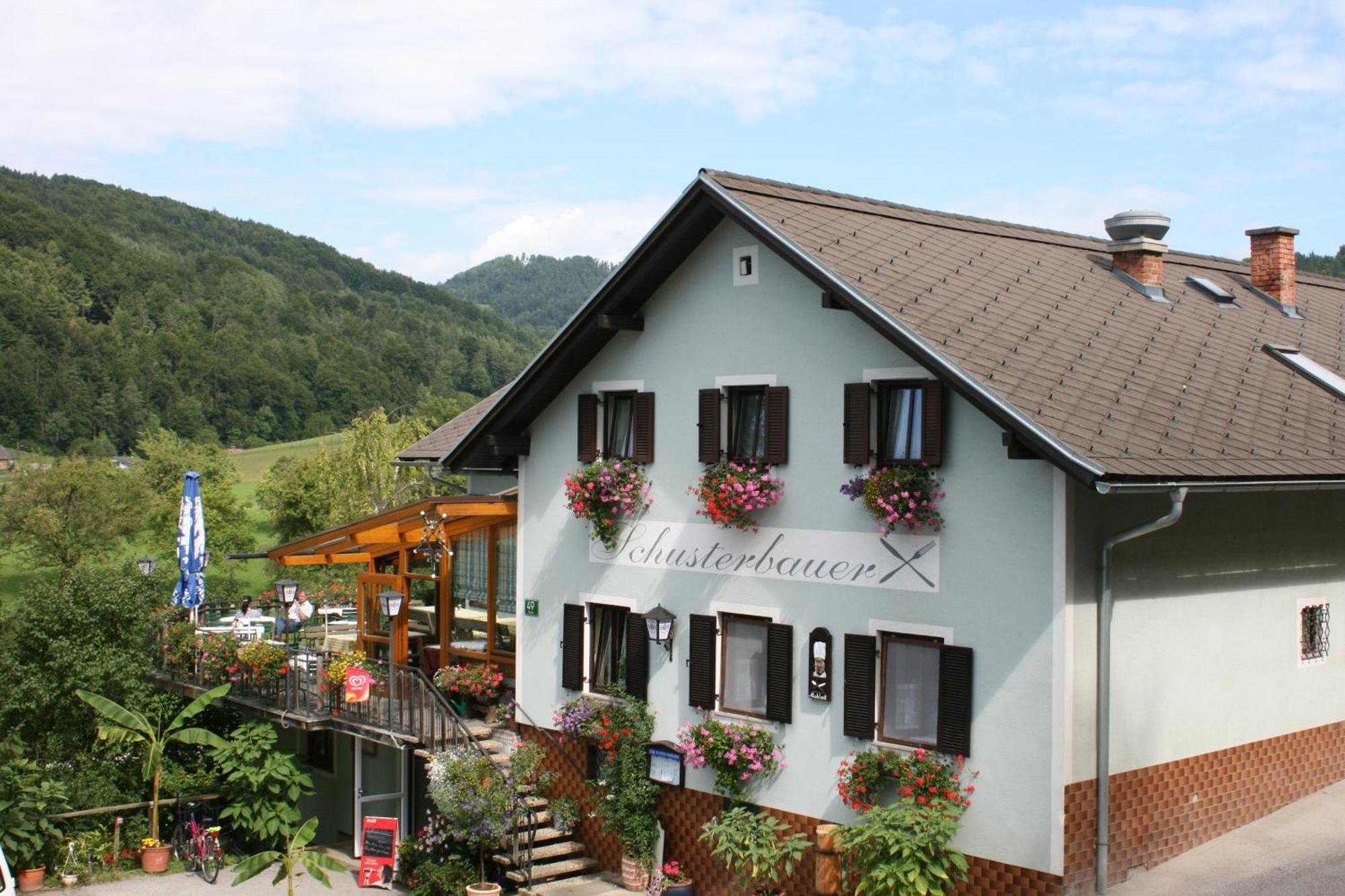 Gasthaus - Gaestehaus Schusterbauer Райн Экстерьер фото